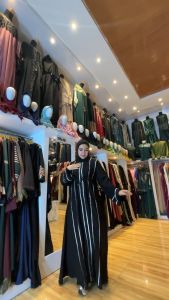 ABAYA RISSA JETBLACK BUSUI JETBLACK PREMIUM