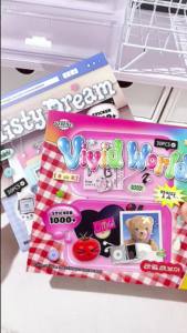 TIANZI 30/60 Sheets Reality & Dreams Series Flash Die Cut Stickers for DIY Junk Journal Diary Scrapbooking Material Stationery