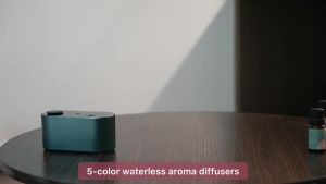 KINSCOTER Premium Portable Waterless Aroma Diffuser Compact Essential Oil Nebulizer Ideal Scent Machine for Gifting