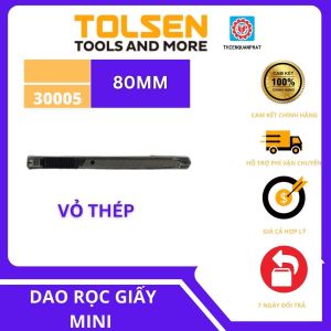 Dao rọc giấy mini cỡ nhỏ 9x80 mm vỏ thép Tolsen 30005 tiện lợi sắc bén chống gỉ sản phẩm nhỏ gọn tiện lợi nút trượt thẳng an toàn Đồ Dùng Văn Phòng Tolsen Chất Lượng - Lazada