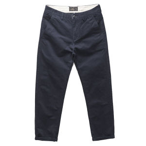 Work Wear Labor Protection Pants Construction Site Stain-Resistant Abrasion Resistant Men Pure Cotton Slim-Fitting Small Straight Pants Washed Mens Long Trousers