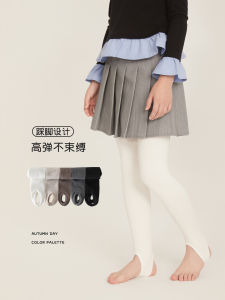 Spring Autumn Girls Tights Baby Simple Pure Color Base Layer Pants Children Socks Kids Footwear Footwear Accessories