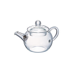 Hario Heat Resistant Glass Tea Pot with Stainless Steel Filter Tea Brewing Set QSM-1 Japanese Style Pure Color Dining Utensils
