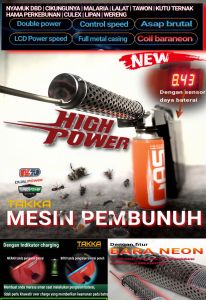 TAKKA Mesin Fogging Nyamuk Dan Disinfectant Virus Fogging Mobil Hama Tanaman Perkebunan Kandang Dll Elektrik Sistem Charger