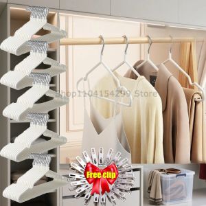 Non Marking Clothes Hangers for Home Use Non Slip Drying Hangers Metal Thick Clothes Hangers Storage Bedrooms Wardrobes Adult Cl
