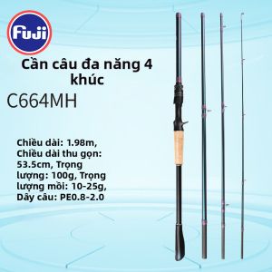 fishingfans | Cần Câu Đa Năng Du Lịch Gấp 4 Đoạn