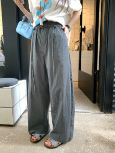 Plus Size Cool Cotton Blend Tie-bow Palazzo Pants