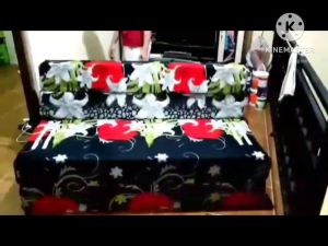 Sarung sofabed inoac tebal 20cm no 1.2.3.4 kasur busa resleting sofabed all size motip embos polos / spray