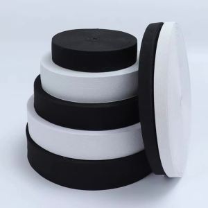 2/2.5/3/3.5/4/5cm Elastic Bands Elastic Ribbon High Elastic Latex Knitted Black and White Color DIY Sewing Accessories Rubber Ba
