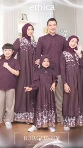 SARIMBIT/COUPLE KELUARGA LADIVA 16 BURGUNDY - BY ETHICA