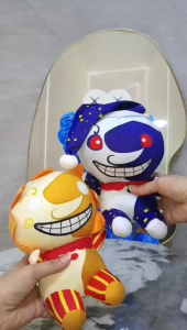 SSP Moondrop Plushie Sun and Moon Stuffed Figure Cute and Soft Cartoon Clown Plush Doll for Fans and Birthday Gifts