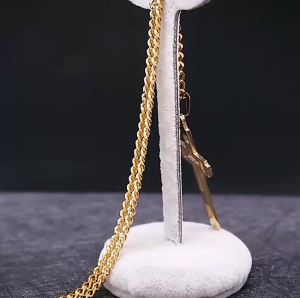 2026 Hip Hop Cross Stainless Steel Chain Necklaces Gold Color Long Pendant Necklace for Women/Men Jewelry Collier Homme N6055S05