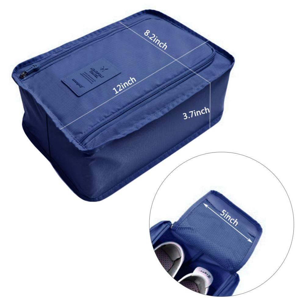 Waterproof Folding Shoe Pouch, High Capacity Portable Travel Shoe Organizer Bag
_voghion.com