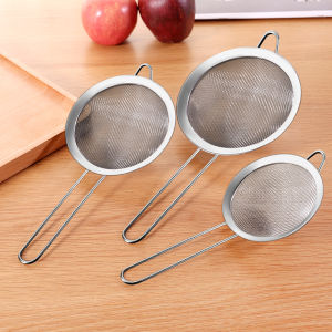 Stainless Steel Fine Mesh Strainer Spoon for Soup Oil Residue And Medicine Dregs Removal Home Use Hot Pot Filtering Tool