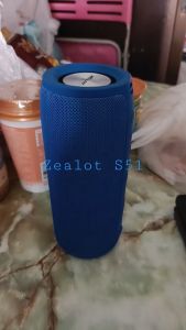 COD KIRIM CEPAT ZEALOT Speaker Portable Bluetooth 5.0 TWS Waterproof IP65 1800mAh S51/ Speaker bluetooth full bass super jumbo 12 inch 15 inch tahan air mini karaoke radio wireless polytron jbl terbaru promo murah terbaik