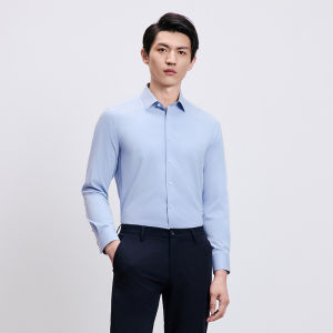 KALTENDIN | Silk Blend Wrinkle-Resistant Comfort Stretch Mens Dress Shirt