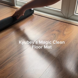 Kyubey Magic Clean Floor Mat - Super Absorbent Non-Slip Lightweight