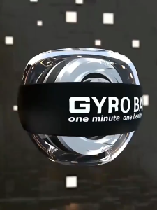 LED Gyro Wrist Ball Magnetic Hand Grip Strength Trainer Finger Forearm Power Stress Relief Bola Genggam Tangan