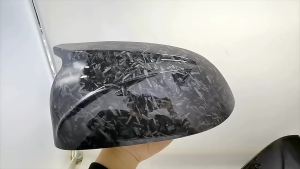 High Quality Carbon Fiber Look Black Side Mirror Covers M Style Replacement for BMW X3 G01 X4 G02 X5 G05 2018 2019 2020 2021