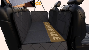 Lovinland Dog Car Seat Cover Heavy Durable Dog Seat Cover for Back Seat Waterproof Scratch Proof Nonslip Dog Hammock for Car with Side Flap Pet Cat Seat Covers with SeatBelt for Cars Sedan SUV Trucks