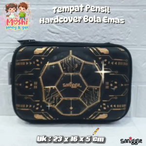Tempat Alat Tulis Motif Bola Emas / Alat Tulis Anak Laki - Laki / Stationary Pencil Case Ball / Tempat Pencil Motif Bola