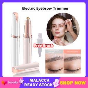 Electric Eyebrow Trimmer Womens Automatic Hair Removal Mini Shaver Lipstick Eyebrow Trimmer Painless Face Shaving Eyebrow Razor