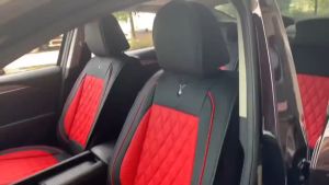 5 Seats Car Seat Cover Linen Full Enclosed Breathable Wear-resistant Auto Seat Cushion Protector Universal Fit Car Interior Accessories