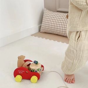 Qingbeite | Educational Wooden Pull-Along Toy for Toddler