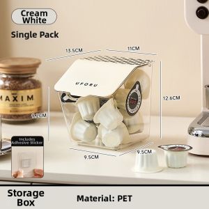 AMU·PIGGY | Capsule Coffee Storage Wall Mounted Sealed Shelf