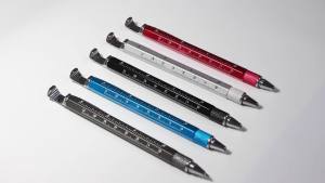 【Ohayo Design】8 In 1 Capacitive Touch Screen Stylus Multifunction Handheld Screwdriver Tool Ballpoint Pen Measure Technical Ruler Screwdriver