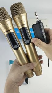 Wireless Microphone original 108 For Videoke Dual Handheld Bluetooth Microphone Professional Karaoke