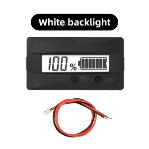 Battery Capacity Indicator DC 9V-120V Acid Lithium LiFePO4 Car Motorcycle Voltmeter 12V 24V 36V 48V 60V 72V 94V Voltage Gauge