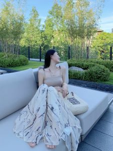 Slimming High Waist Straight Leg Pants Ink And Shadow Water-Based Print Casual Wide Leg Long Trousers for plus Size Women