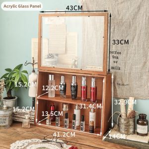 ceras men | Wooden Storage Box for Doll Display