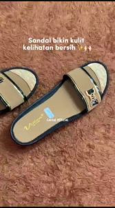 Sendal Wanita Kekinian Sandal Wedges Wanita Sandal Kondangan RJ01