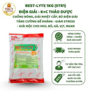 Best Lyte 1Kg Điện Giải KC Thảo Dược Chống Nóng Giải Nhiệt Cấp Bù Điện Giải Chống Xuất Huyết Cầm Mau Heo Gà Vịt