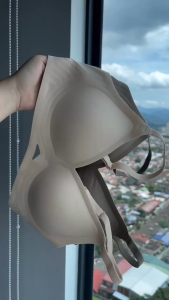 CS-34 无钢圈果冻胶条聚拢文胸  Comfortable Women Push Up Bra Wireless Breathable Daily Wear Seamless Lingerie