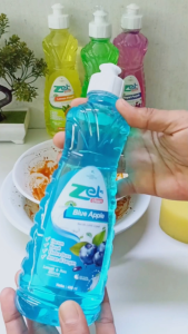 Zet Clean - Sabun Cuci Piring Botol 450ml Diswashing Aroma Jeruk Nipis Lemon Fresh FREE SPONS COD