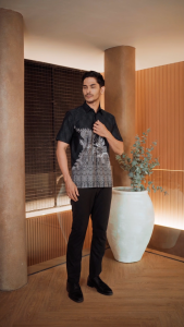 Hadinata Batik Premium Pria Kemeja Pendek Superfine Indrayudha Indrayani