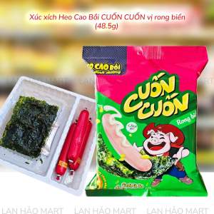 XÚC XÍCH HEO CAO BỒI CUỐN CUỐN RONG BIỂN/ CUỐN CUỐN BÁNH TRÁNG -485G