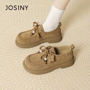 Josiny | Buckled Soft Bottom Vintage Round Toe Women Shoes