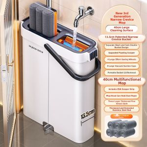 Joybos | One Pass Wet & Dry Mopping Cleaning Tool Floor Scraper