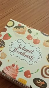 100 Pcs Dus Kue Ukuran 12x12 Snack Box Dus Snack Dus Kue Basah