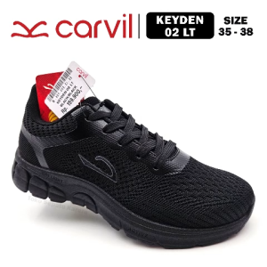 Sepatu Sekolah Anak SD SMP Remaja Perempuan/Laki Laki – CARVIL – KEYDEN 02 LT – Size 35-38 – Sneakers – Sport – Tali