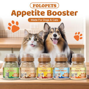 FOLOPETS 80g Pet Appetite Booster Stimulant for Dogs and Cats Food Toppers for Picky Eaters of Pets Topper Pet Healthy Cares