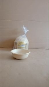 ชามชานอ้อย ขนาด 875 ml. (L038) สีธรรมชาติ แพคละ 50 ชิ้น ยี่ห้อCHAN