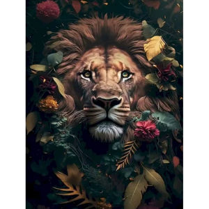Oil Painting By Numbers Knight Horse Lion Pictures Paint Handicrafts Coloring By Numbers on Canvas Home Decors Gift