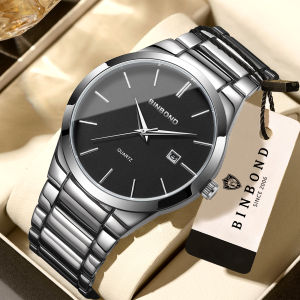 BINBOND Luxury Quartz Wristwatches Luminous Waterproof Auto Date Mens Watch Business Sport Fashion Casual Reloj Best Gift Clock