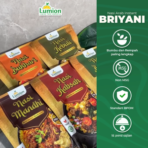 #2 Lumion Beras Basmati Bumbu Instan Komplit Nasi Kebuli Biryani Mandhee Kebuli Kabsyah Beras India Timur Tengah