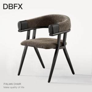DUOBAOFUXING | Modern Simple Velvet Arm Chair